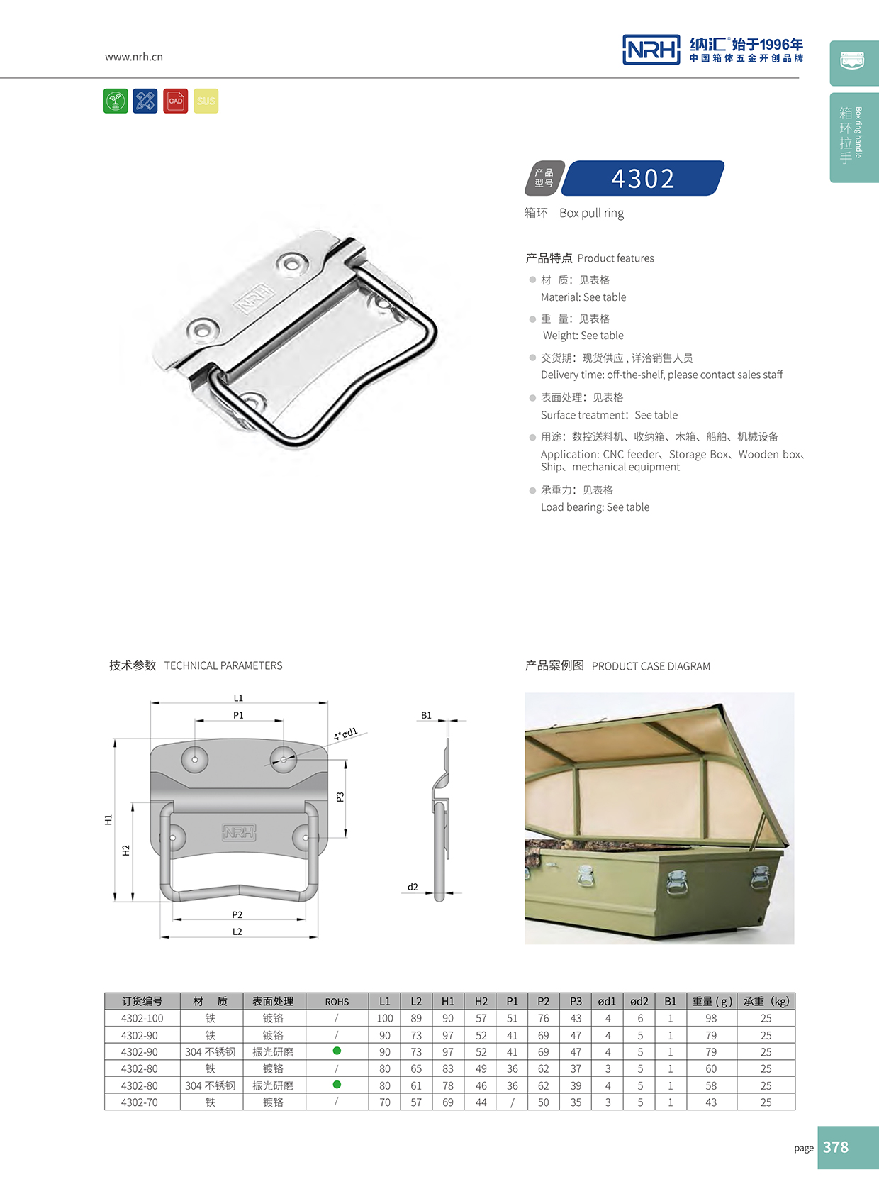蘑菇AV下载/NRH 箱環蘑菇视频APP下载 不鏽鋼 4302-90
